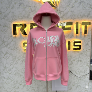 Sweat à capuche à fermeture éclair de bonne qualité fabriqué en usine à bas prix, imprimé en relief, fabriqué en usine à bas prix, sweat à capuche pour hommes, sweat à capuche pour hommes - Product Image 1