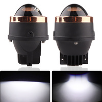 Projecteur Bi-Led Antibrouillard Laser Direct de 3,0 Pouces Lumières Blanches Système d'Éclairage Automobile Lentille pour Phares Anti-Brouillard de Voiture