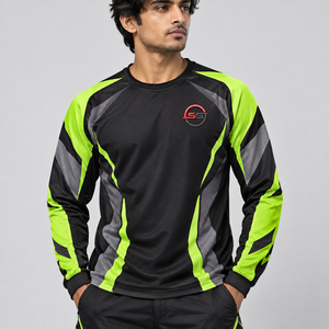 Maillot de motocross unisexe, tissu respirant, coupe confortable, construction durable, maillot de moto pour la course sur moto tout-terrain - Product Image 4