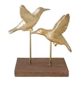 งานศิลปะทำจากอลูมิเนียมสีทองเงางามสำหรับงานศิลปะงานศิลปะงานศิลปะฉันรักคุณเซ็นรูปปั้นแกะสลักด้วยมือ - Product Image 3