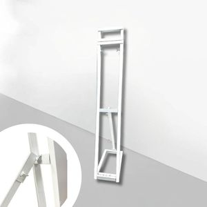 Pieds de support pliables multifonctionnels blancs de forme droite pour panneaux d'affichage sur pied pour salons professionnels en aluminium - Product Image 1