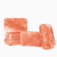 Savon en barre de sel minéral de l'Himalaya, conçu pour l'exfoliation de la peau, la routine de bain détoxifiant, un nettoyage doux et une hydratation complète