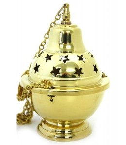 Incensario de latón con acabado dorado de último diseño con barco y cadena para artículos decorativos religiosos decorativos de Iglesia - Product Image 6