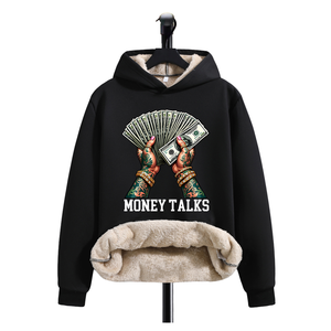 Sudadera con Capucha de Polar Transpirable de 310 g/m², Personalizada, de Alta Densidad, con Bordado, Estilo Casual de Invierno, Diseño Digital Frontal - Product Image 4