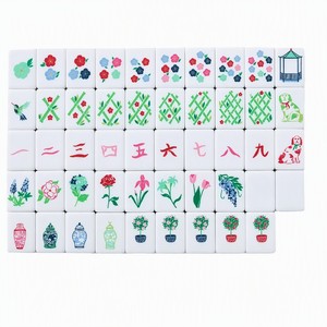 Mahjong americano de acrílico de 4 capas, color rojo intenso, 160 fichas, nuevo, superventas transfronterizo - Product Image 5