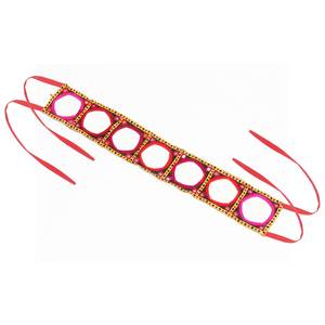 Belle ceinture Banjara tribale antique artisanale tissu traditionnel pièce de danse du ventre Kamarbandh Kutch brodé utilisation tactique - Product Image 5