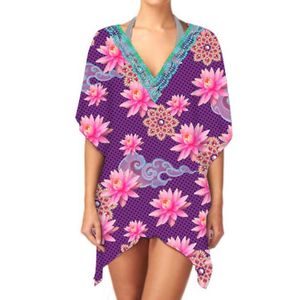 เดรสคาฟตันสั้นชิคสำหรับผู้หญิงน้ำหนักเบาผ้าระบายอากาศเหมาะสำหรับชุดชายหาดฤดูร้อนชุดเซ็กซี่และความสบายในชีวิตประจำวัน - Product Image 5