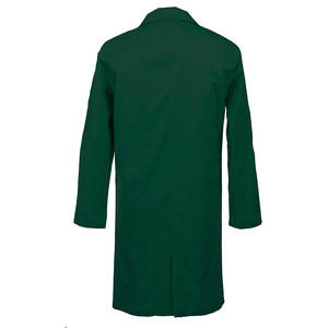 Bata de laboratorio médico para hombre de alta calidad 100% algodón tejido transpirable cómodo abrigo verde al por mayor para enfermeras médicos Hospital - Product Image 2