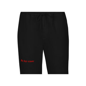 Pantaloncini in pile da uomo stile High Street XXS comodi in vita elasticizzata Cargo 100% corti in cotone ricamati tinta unita - Product Image 1