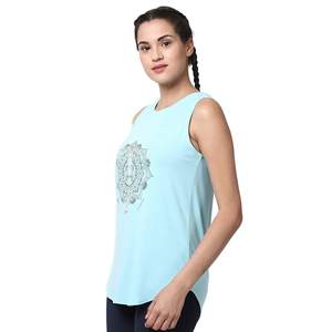 Venta al por mayor sin mangas sólido chaleco camisa para las mujeres gimnasio Fitness Yoga Running trabajo logotipo personalizado OEM camisetas sin mangas - Product Image 3