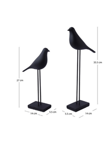 Juego de mesa de pavo real decorativo de latón AK de 2 pavo real con acabado recubierto de polvo negro, pieza decorativa para decoración del hogar - Product Image 6