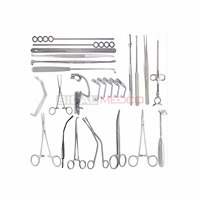 Kit de stérilisation vétérinaire réutilisable en acier inoxydable allemand de haute qualité, instruments chirurgicaux professionnels SIGAL MEDCO SM-VT-0385 pour