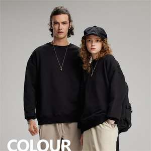 Moda Invierno Americano Corto Todo en uno Sudadera con capucha suelta Algodón Mujer Sudadera con capucha de algodón - Product Image 4