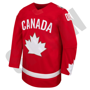 Camiseta de Hockey sobre Hielo Sublimada Premium Fabricada por Sibrin, Logotipo Personalizado de Poliéster, Personaliza el Nombre y Número del Equipo, Camisetas de Secado Rápido - Product Image 2