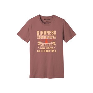 เสื้อยืดลำลองผ้าฝ้าย100% พิมพ์ลายมีธีม3D ความกรุณามี12สีให้เลือก160-180การออกแบบที่ปรับแต่งได้ตามต้องการ - Product Image 2