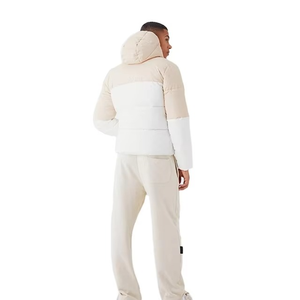 Vêtement de mode, veste épaisse, design à panneaux, deux poches, streetwear personnalisé, coupe ajustée, veste d'hiver pour homme, moderne et chaude - Product Image 6