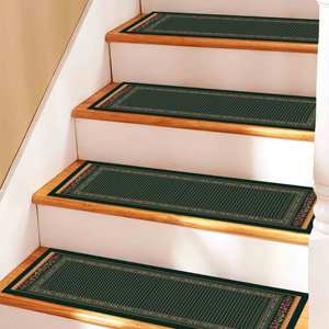 พรมลายชนเผ่า, พรมสีเขียว, พรมสีส้ม, พรมพิมพ์ลายพร้อมแผ่นกันลื่นด้านหลัง, โกเบลน - Product Image 1