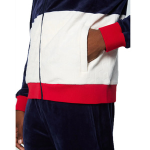 Chándal de hombre transpirable, ligero y cálido, personalizado OEM, forro polar tecnológico de moda con diseño liso con logotipo personalizado - Product Image 4