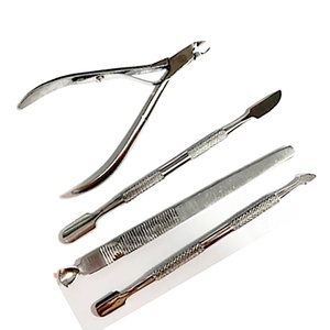 Extractor de Acné Profesional, Empujador y Removedor de Cutículas, Herramienta para Limpiar Uñas, Manicura, OEM, Acero Inoxidable, Doble Punta, Reutilizable - Product Image 1