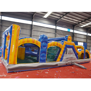 Pista de Obstáculos Inflable de PVC Grueso y Resistente, Brincolín Comercial, Tamaño Personalizado, Juego Interactivo de Desafío - Product Image 3