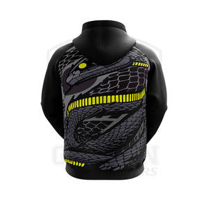 Vêtements décontractés Logo personnalisé Conception Noir/Gris Sweats à capuche pour hommes Custom Made Couleur Capuche à manches longues Sublimation Hoodie - Product Image 6