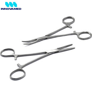Pinzas Hemostáticas de Acero Inoxidable de 5.5 cm, Personalizadas, OEM, con Bloqueo, Certificación CE, Clase I Médica - Product Image 3