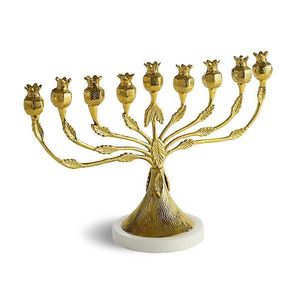 Menorá de 9 Brazos, Plateada, de Aluminio, Portavelas, Forma Personalizable, Irrompible, Decoración para el Hogar, Judaica - Product Image 5