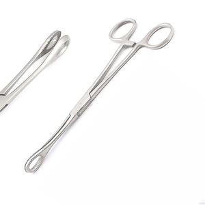 Vente en gros d'instruments médicaux manuels en acier inoxydable réutilisables pince de maintien d'éponge approuvée CE utilisation hospitalière SurgiRight - Product Image 5