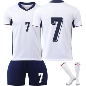 Uniforme de football bleu doux au toucher confortable respirant taille adulte coupe ajustée hommes uniforme de football/haute qualité couleur unie hommes - Product Image 4