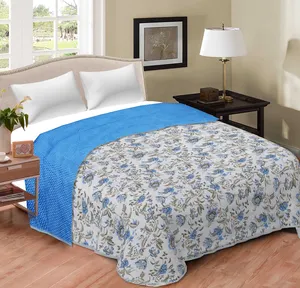 Grosir selimut kapas reversibel nyaman untuk dekorasi rumah kamar tidur 100% katun pernikahan selimut penutup beli dengan harga grosir