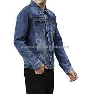 Chaqueta vaquera para hombre, diseño personalizado, OEM, alta calidad, venta al por mayor y personalizada - Product Image 2