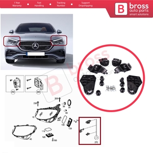 ชุดซ่อมขายึดไฟหน้า BHL572 ด้านซ้ายขวา สำหรับรถยนต์ E Class W213 X213 W238 C238 A238 ปี 2016-2020 รุ่น A2138202300 - Product Image 5