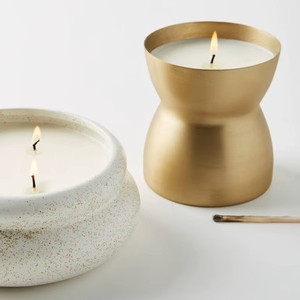 Pot à bougie en métal de qualité supérieure réutilisable pour les projets de bricolage, permettant un remplissage facile et une créativité artisanale - Product Image 1