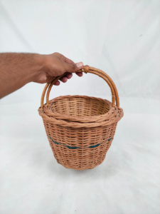 For Picnics! Storage <b>Basket</b> for Carrying Dried Goods Napkins Plates Flatware-for Sundries Fruits Snacks - Product Image 3