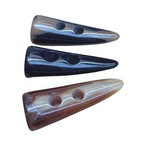 Bouton à bascule en corne de buffle 100% véritable, 2 pouces, style artisanal, poli, cousu, style amour, corne de buffle, artisanat naturel - Product Image 1