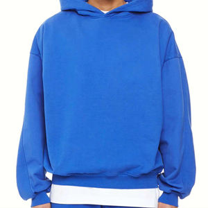 Sweats à capuche vierges pour femmes de couleur unie à la mode Logo personnalisé imprimé Sweats à capuche pour femmes Streetwear surdimensionnés à séchage rapide - Product Image 1