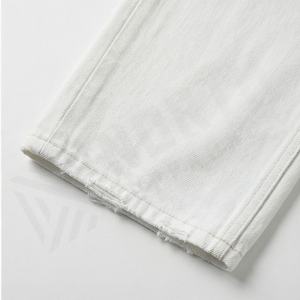 Jeans de mezclilla de mujer de talla grande, de cintura media, de pierna ancha, holgados, rectos, transpirables, de secado rápido, personalizables en color, para verano - Product Image 6