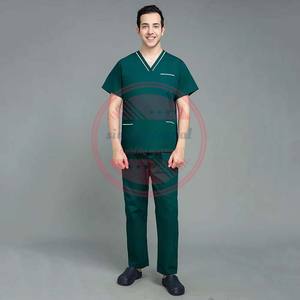 Alta Calidad Personalizado Hombres Enfermera Scrub Set Venta al por mayor médico Scrubs - Product Image 5