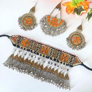 Faites votre conception ensembles de bijoux afghan pour adultes haute qualité haut à la mode traditionnel prix pas cher ensembles de bijoux afghans pour les femmes - Product Image 1