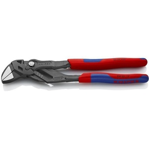 KNIPEX Pliers Wrench 250mm Black Atramentized 52mm <b>Clamping</b> Width Multi-Component Handles - Product Image 1