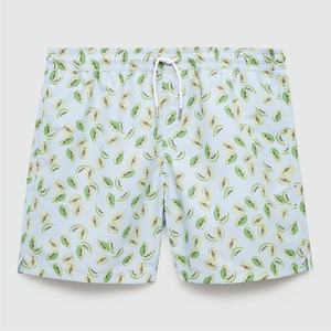 Short de bain d'été de style High Street pour hommes maillot de bain tissé décontracté avec logo personnalisé anti-rides vente en gros - Product Image 1