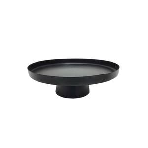 Grande qualité à un niveau en métal de forme ronde support de gâteau noir fini pour anniversaire événement fête présentoir en gros en vrac - Product Image 3