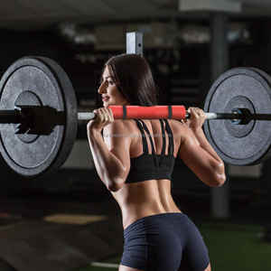 OEM Advanced Squat Pad Barbell Pad Soporte de hombro para sentadillas Estocadas Empuje de cadera Cuello Hombro Espuma Protección Entrenamiento Peso - Product Image 6