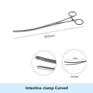 Klem usus penjualan atas trauma 25.5cm <span class=keywords><strong>Forceps</strong></span> bedah baja kualitas tinggi forsep usus oleh instrumen pedal tulang belakang - Product Image 2