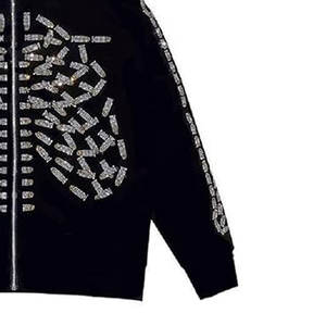 Custom Color High Quality Logo Design Men <b>Rhinestone</b> <b>Hoodies</b> Low Price Affordable Basics Cotton Blended <b>Rhinestone</b> <b>Hoodies</b> - Product Image 5