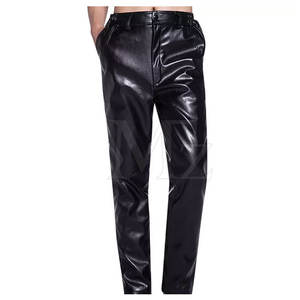 กางเกงหนังแท้สำหรับผู้ชายกางเกงลำลองหนังแท้รุ่นใหม่ล่าสุด - Product Image 3