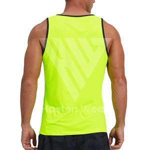 Nouveau design maillots de corps pour hommes de couleur unie vêtements d'entraînement d'entraînement de gymnastique maillots de bain sans manches débardeur gilets pour hommes - Product Image 2