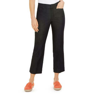 Jeans da Donna Charter Club, Taglio Corto a Gamba Dritta, Blu, Vita Alta, Taglia XL, Casual, Lavabili, Traspiranti, in Denim, Skinny, Stile Pencil - Product Image 1