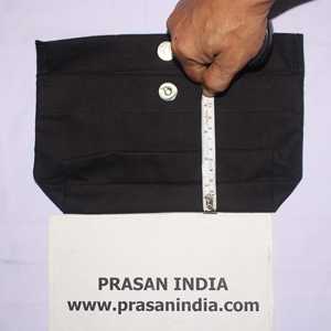 Snap button closure Minimalist Style Recyclable Drawstring Herringbone Pattern Ornaments <b>Bag</b> Cotton Linen <b>Dust</b> - Product Image 4