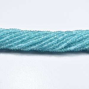 ลูกปัดอะปาไทต์ทรงเหลี่ยมเพชรพลอยลูกปัดอะปาไทต์ธรรมชาติสำหรับสร้อยคอทำเครื่องประดับขนาด3มม. ลูกปัดอะพาไทต์ท้องฟ้าขนาด13นิ้ว - Product Image 6